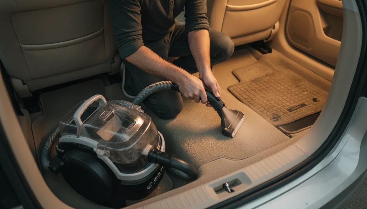 Comment nettoyer votre voiture avec une shampouineuse ?
